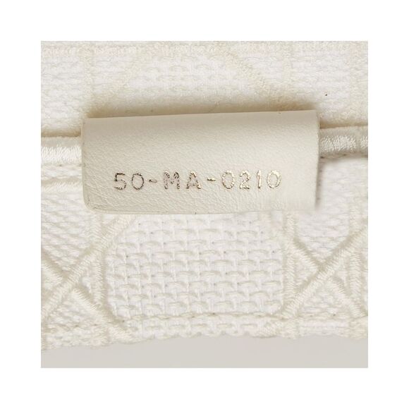 Pre Loved Dior Book Tote Bag White Canvas Tote Bag Designer Tote Bag Large Tote - Picture 7 of 8